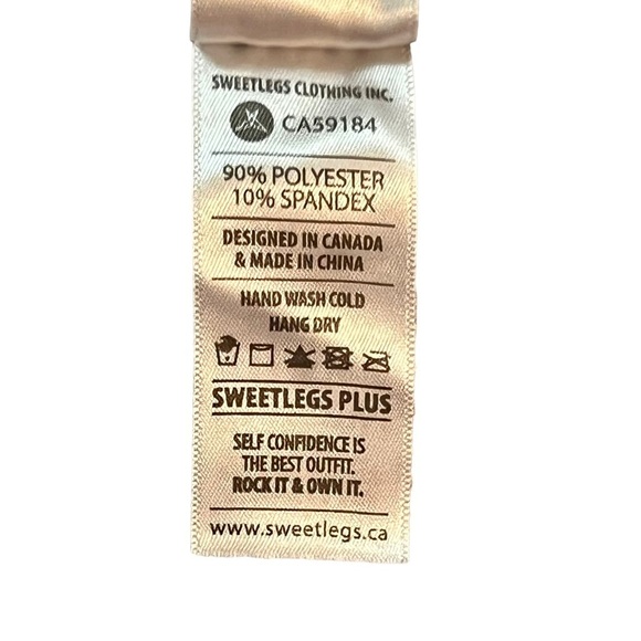 SweetLegs Plus Women's Leggings 14-22 Multicoloured Line Pattern - Picture 9 of 12